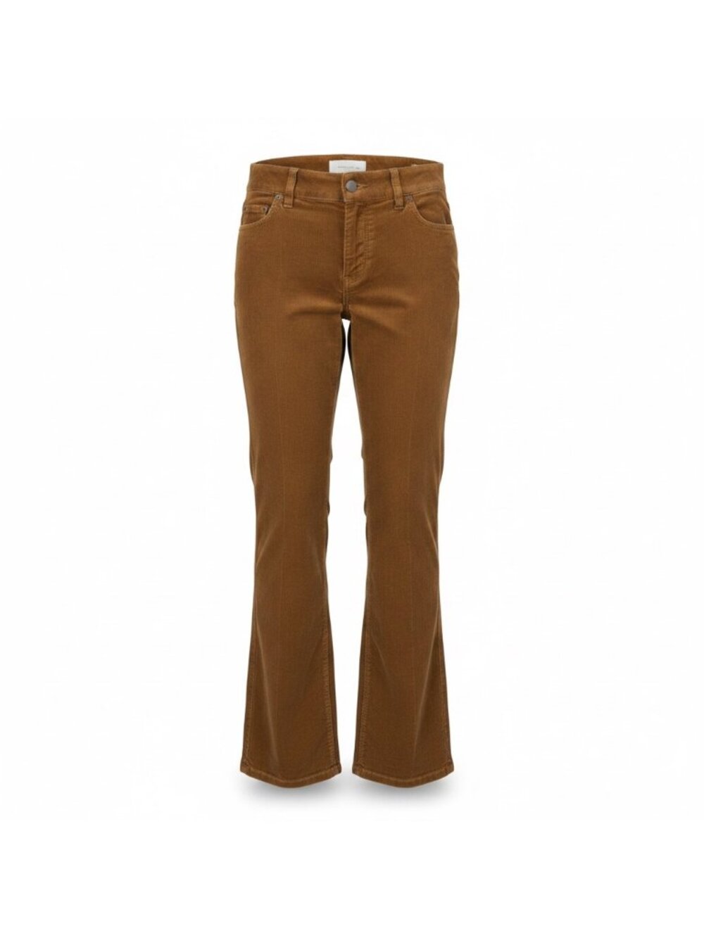 Castaway Womens Brown Corduroy Flare Pants Cotton/Spandex Blend Size 10